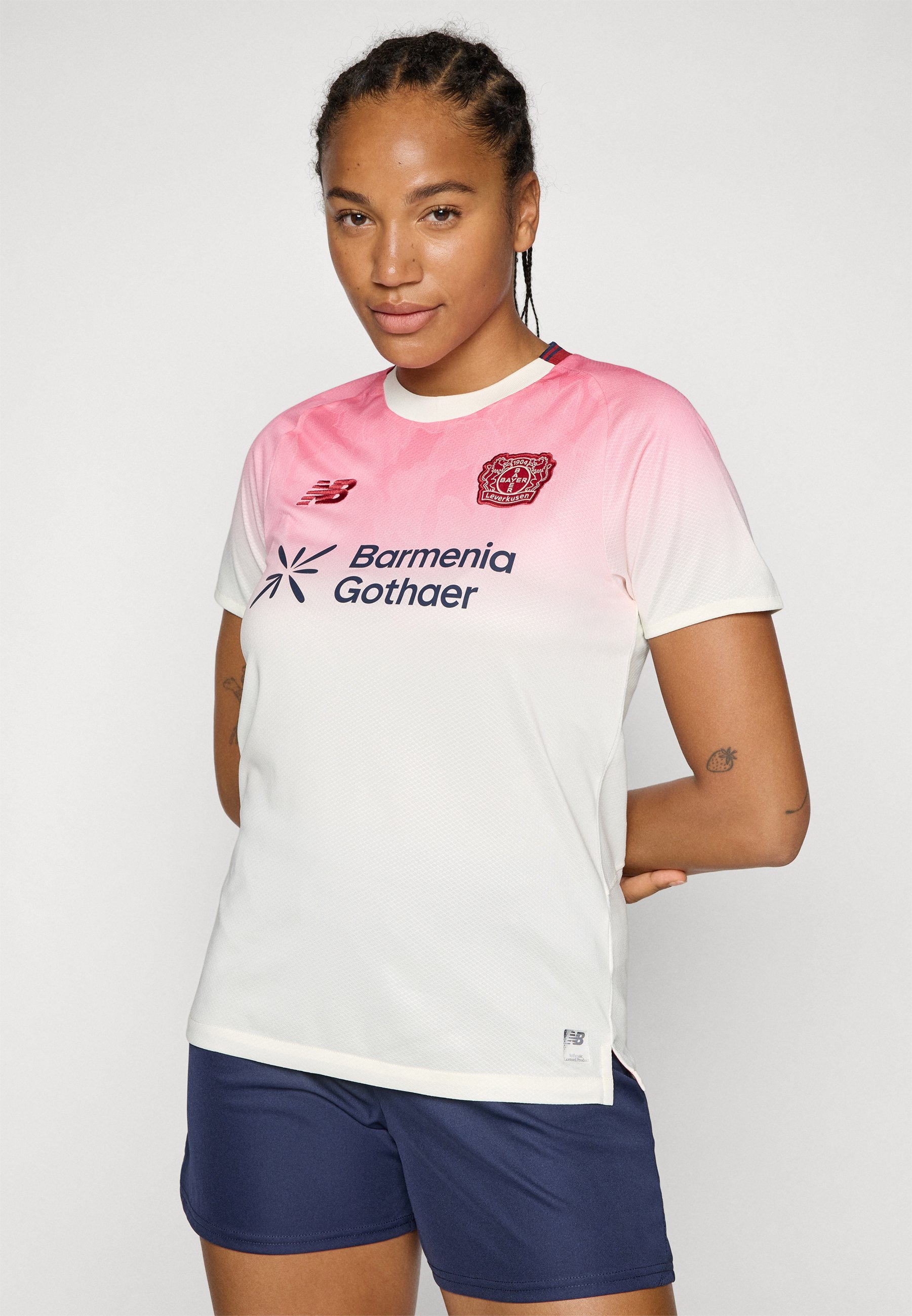 New Balance BAYER AWAY DAMES SHIRTS MET KORTE MOUWEN - Clubkleding - uit