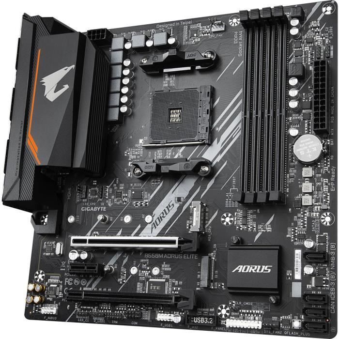 Carte mère - GIGABYTE TECHNOLOGY - B550M AORUS ELITE