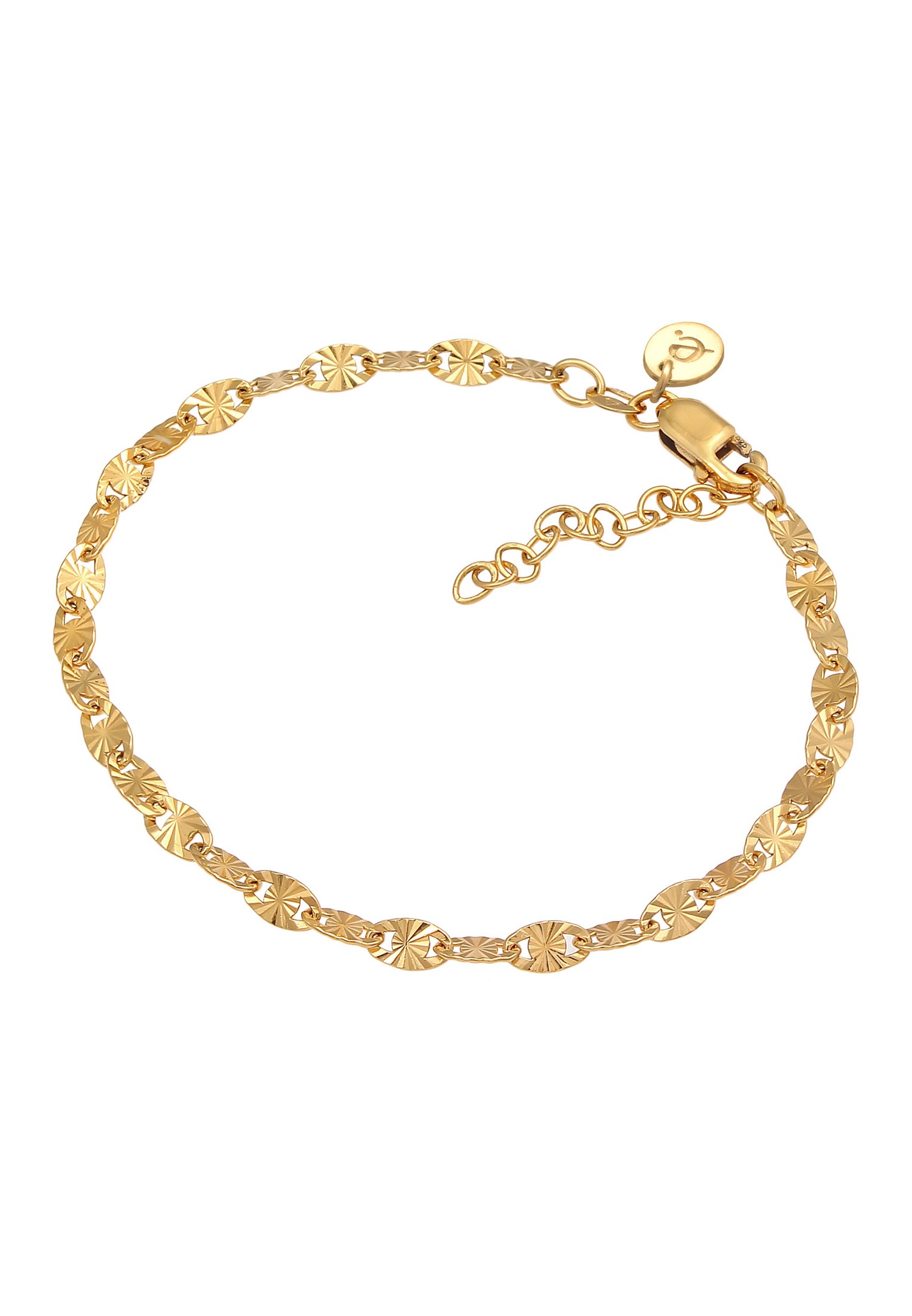 Elli PREMIUM Design d'étoile des liens féminins en 925/1000 argent massif