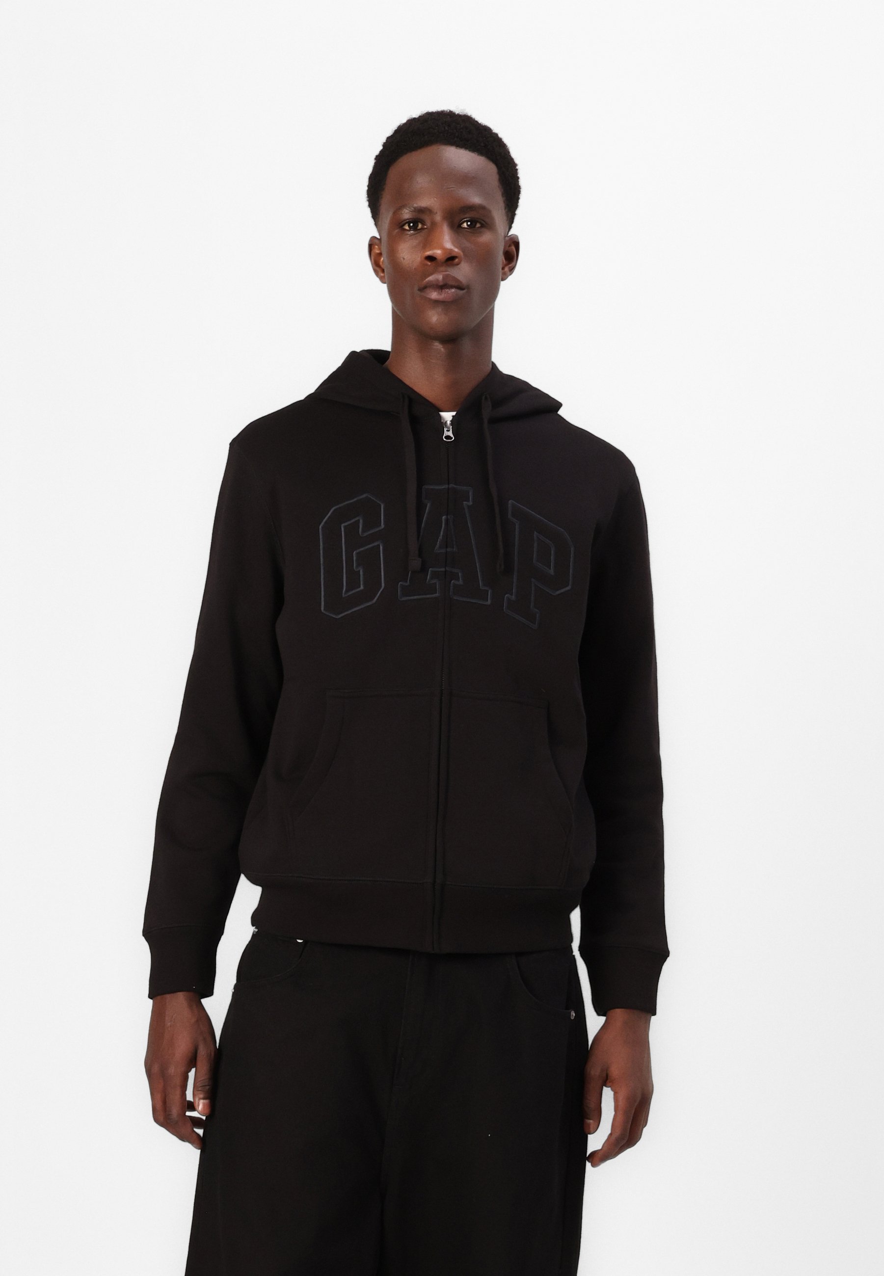 GAP HERITAGE LOGO - Hoodie - diepzwart