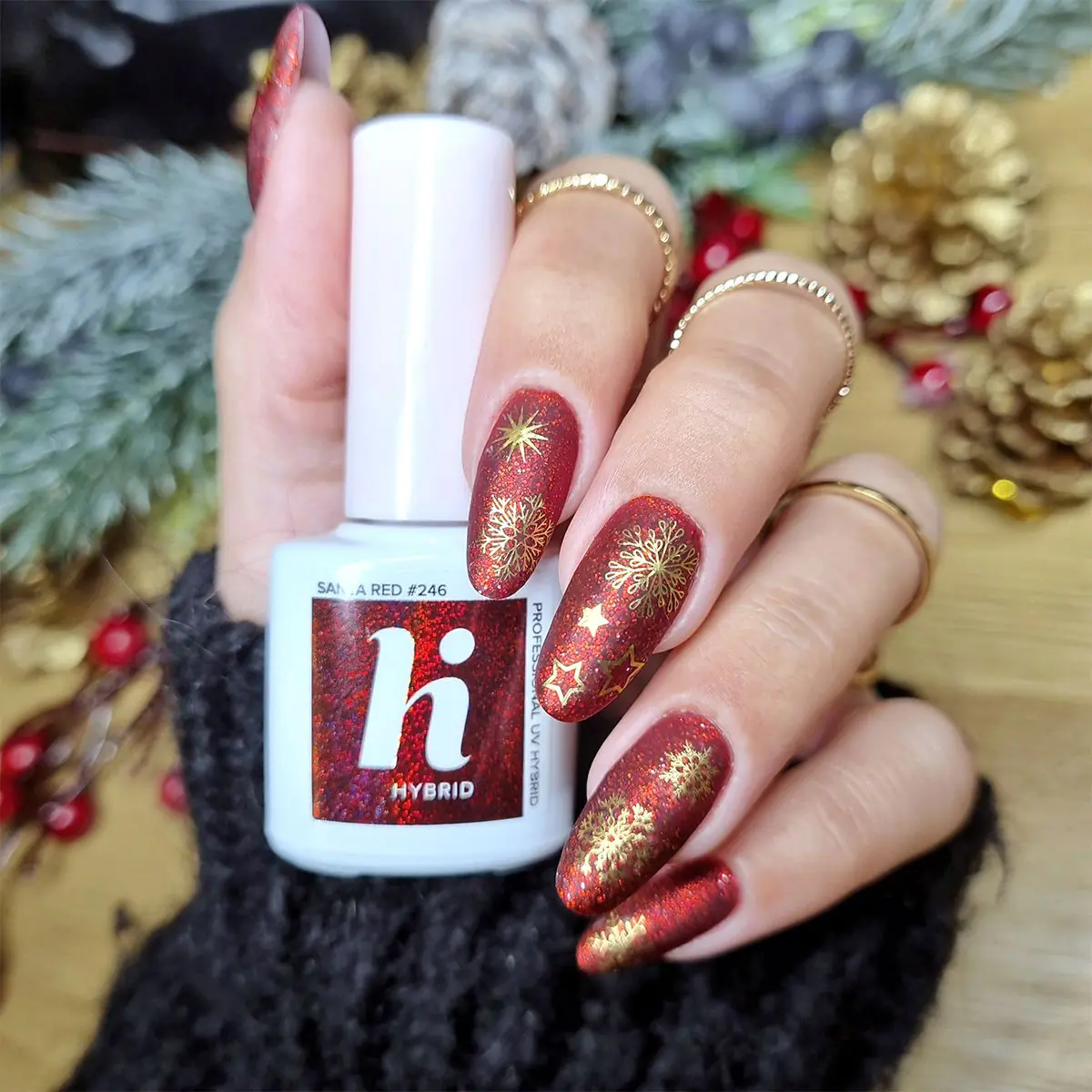Hi Hybrid Lakier hybrydowy 246 Santa Red