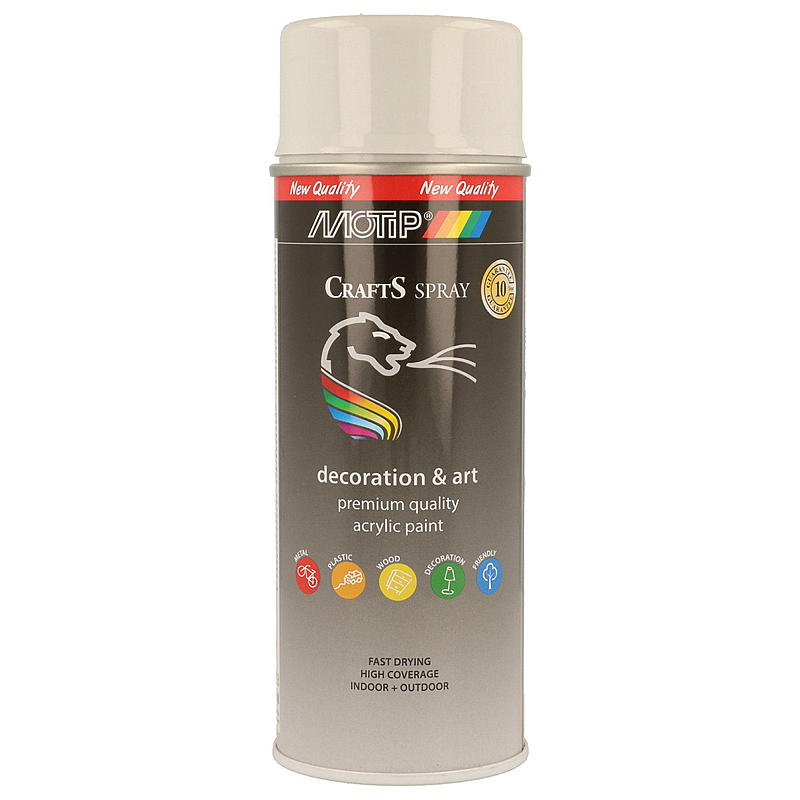 Peinture en aérosol pour loisirs créatifs 400 ml Gris clair RAL7035