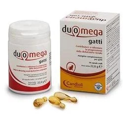 CANDIOLI Duomega Gatos 30 cápsulas Suplemento alimentar para os rins