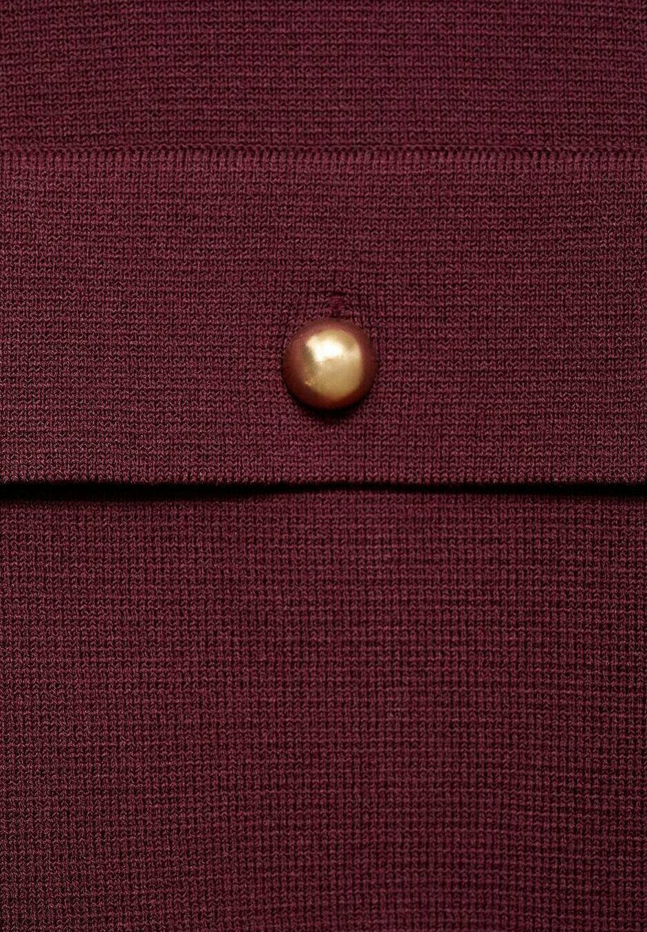 Mango POCKET - Cardigan - bordeaux
