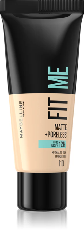 MAYBELLINE NEW YORK Fit Me! Base Matificante Matte+Poreless para Pele Normal a Oleosa