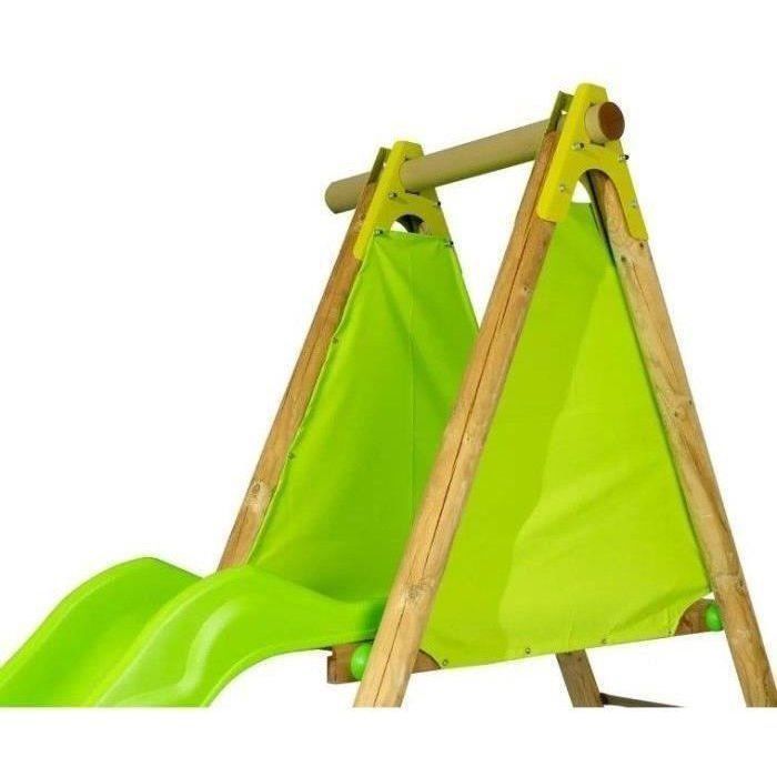 TRIGANO Techwood ARROBA Wooden Play Area with Metal Beam 2.30m - 4 Children