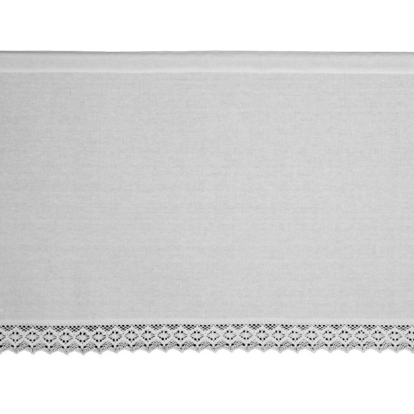 Zazdrostka CLARIE z Koronką Rustykalna 60x150 cm