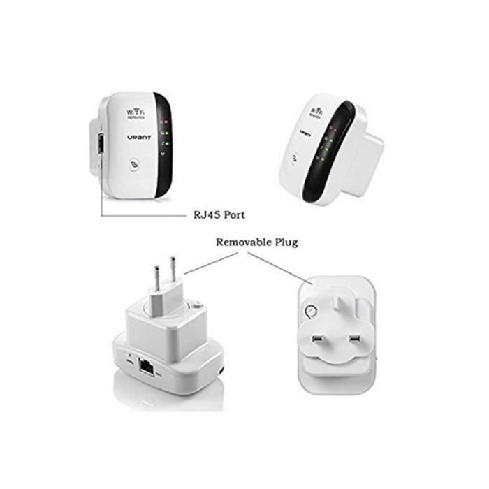 WiFi Repeater - BIGILANTUH - 300 Mbps - 2.4 GHz - WPS - RJ45