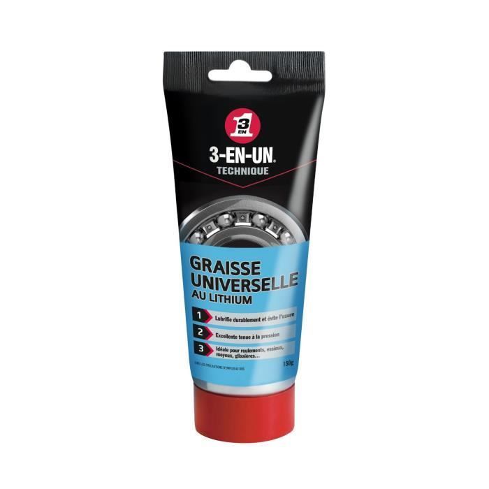 Grasa de litio universal 3 en 1 de uso técnico en tubo - 150 g