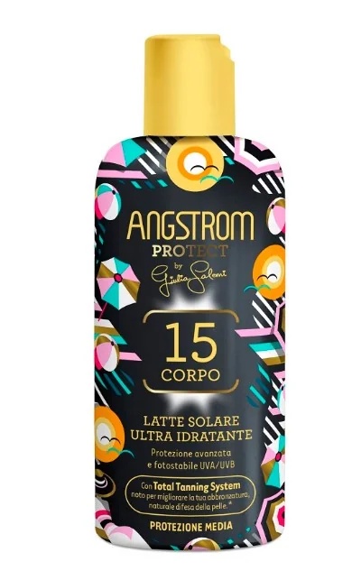 ANGSTROM PROTECT Loção Protetora Solar Angstrom FPS 15 200 ml Edição Limitada 24 com sistema de bronzeamento completo