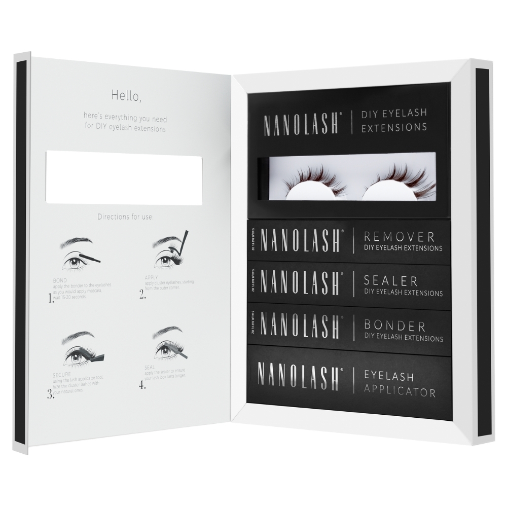 Nanolash DIY Eyelash Extensions Starter Kit Brown