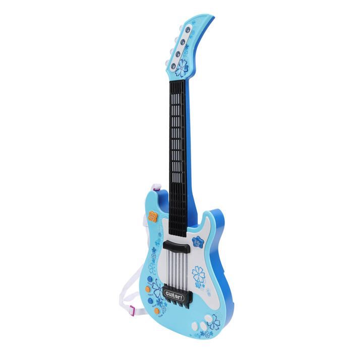 Guitare électronique de simulation pour enfants, multi-modes, jouet intelligent, instrument de musique en plastique pour enfants