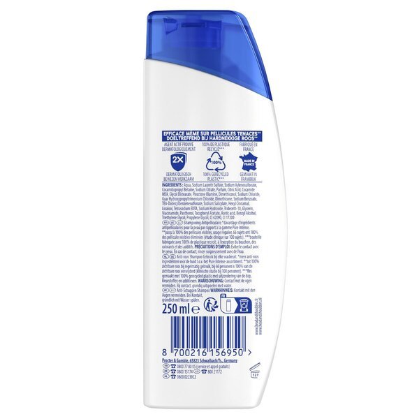 Класични шампон против перути Head & Shoulders 250 мл - за све типове косе и коже главе