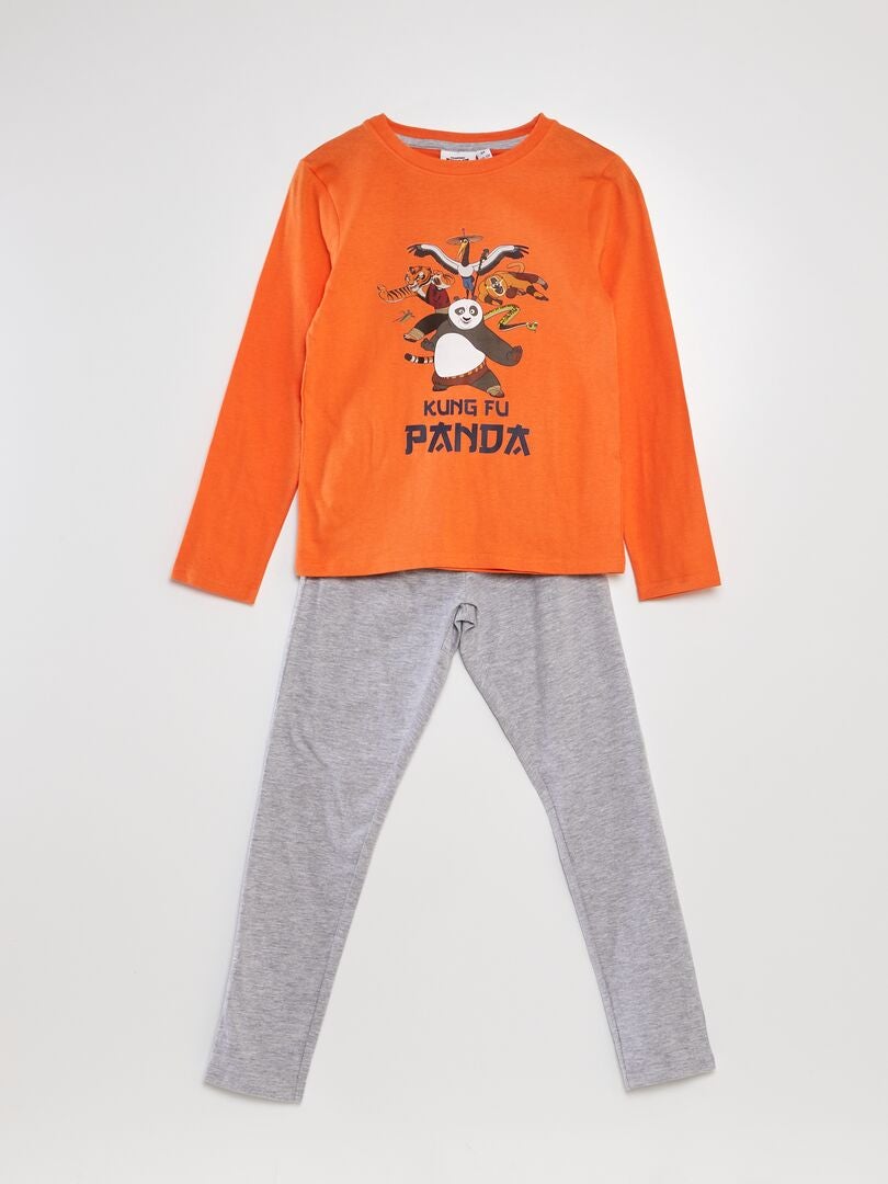 DreamWorks Animation 'Kung Fu Panda' Conjunto de pijama - 2 piezas - Naranja
