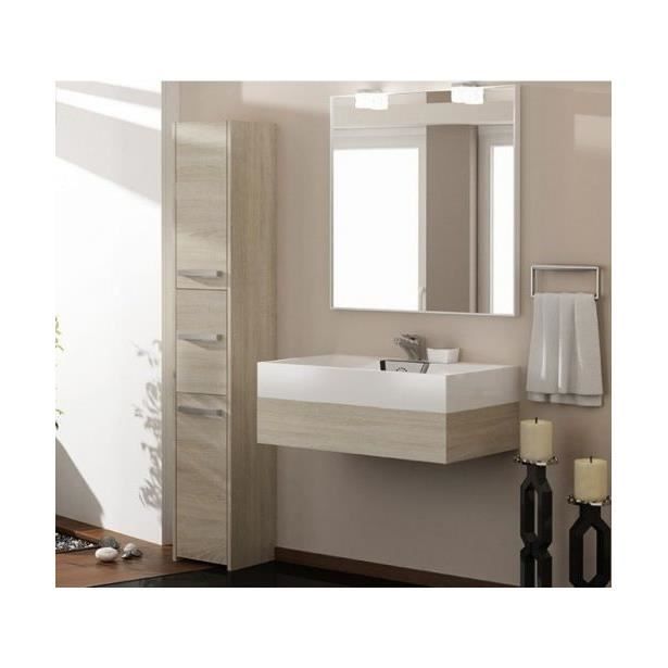 VERONA - Columna de baño 30x30x170 - Muebles de baño - Almacenamiento de baño - Armario de inodoro - Columna de almacenamiento