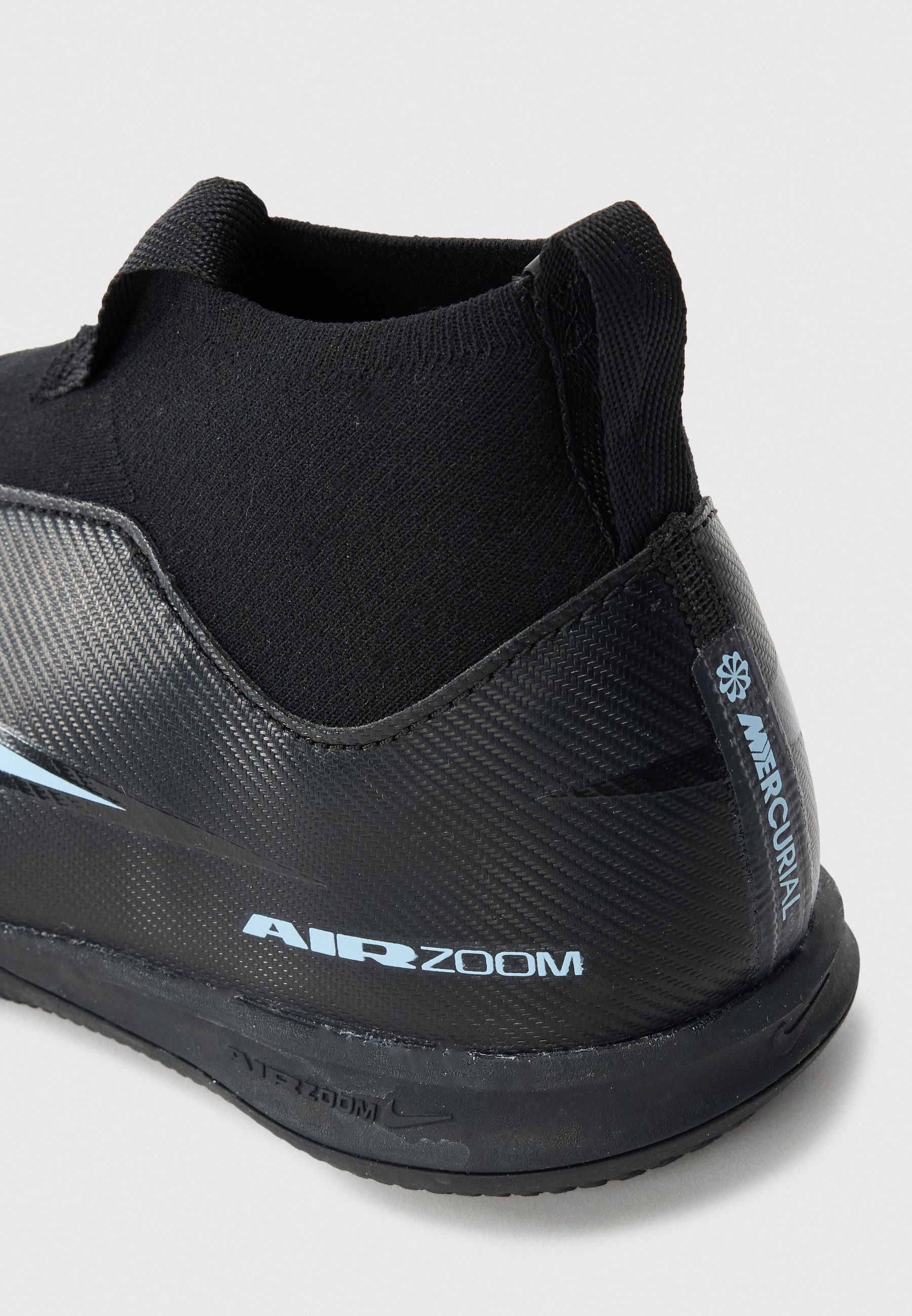 Nike Performance ZOOM 10 ACADEMY UNISEX - Innendørs fotballsko - black/black
