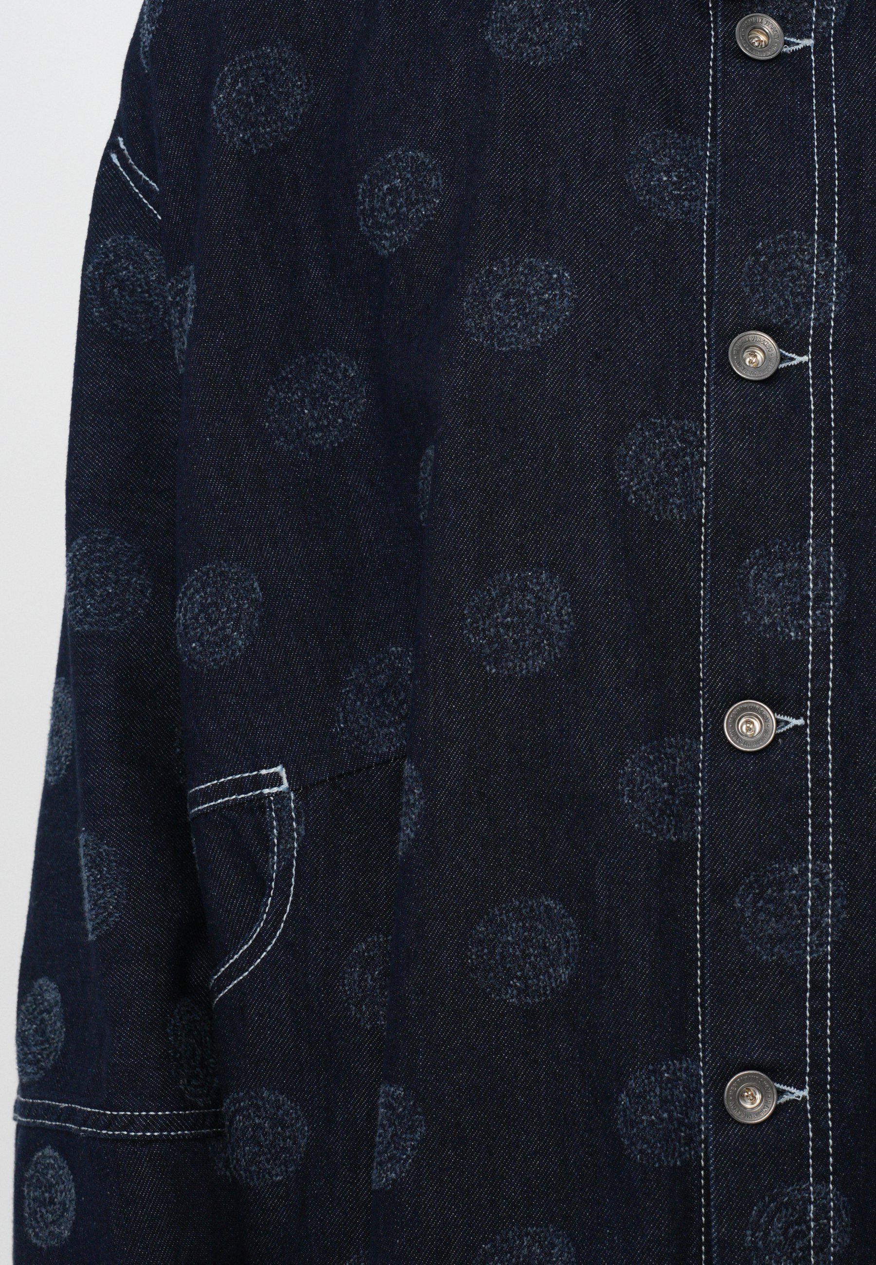Henrik Vibskov DART JACKET - Giacca di jeans - blu scuro