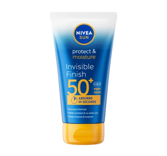 NIVEA SUN Protect&Moisture Invisible Finish balsam do opalania SPF50  150 ml