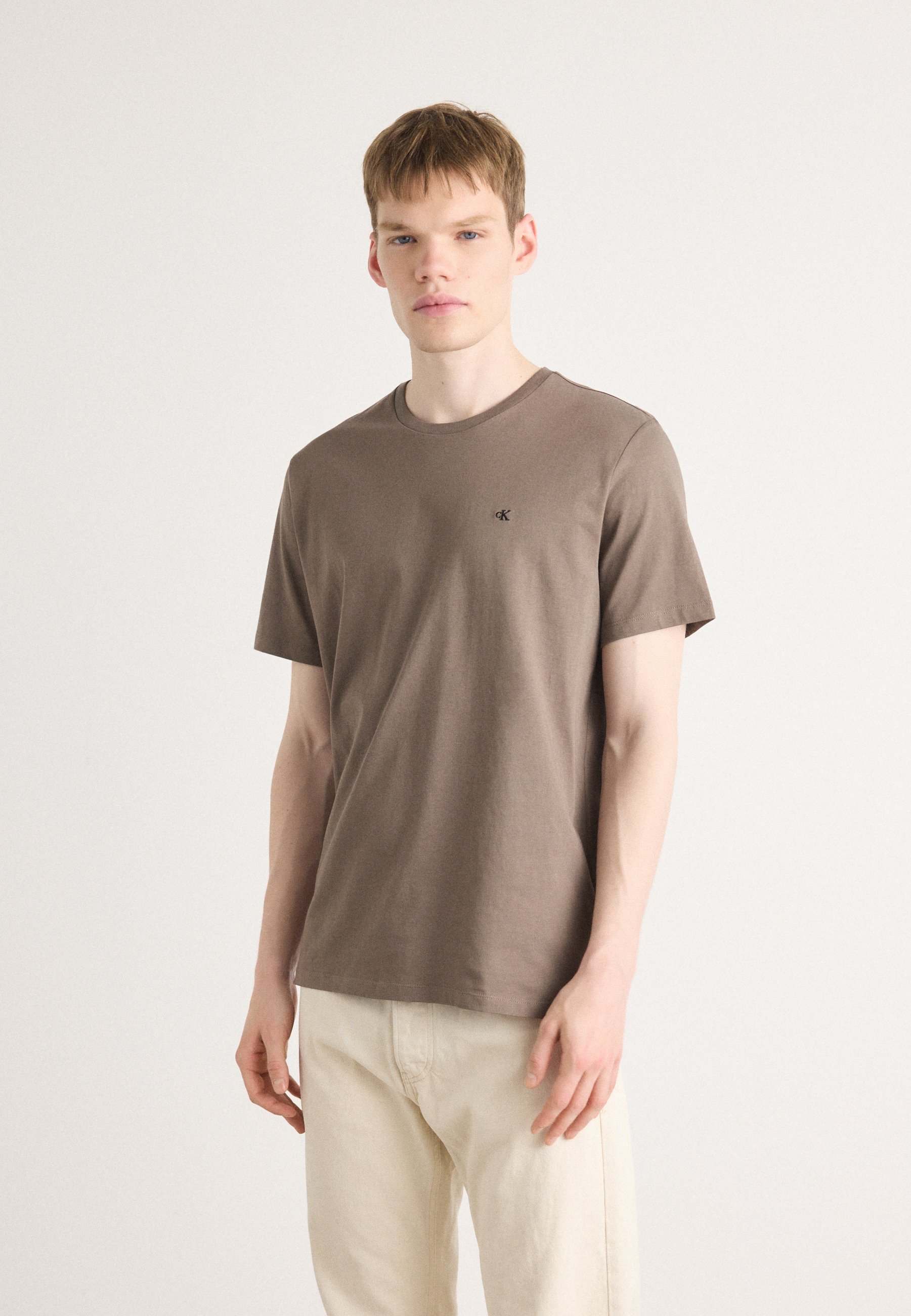 Calvin Klein Jeans SMOOTH SOLID TEE - Basic T-shirt - morel