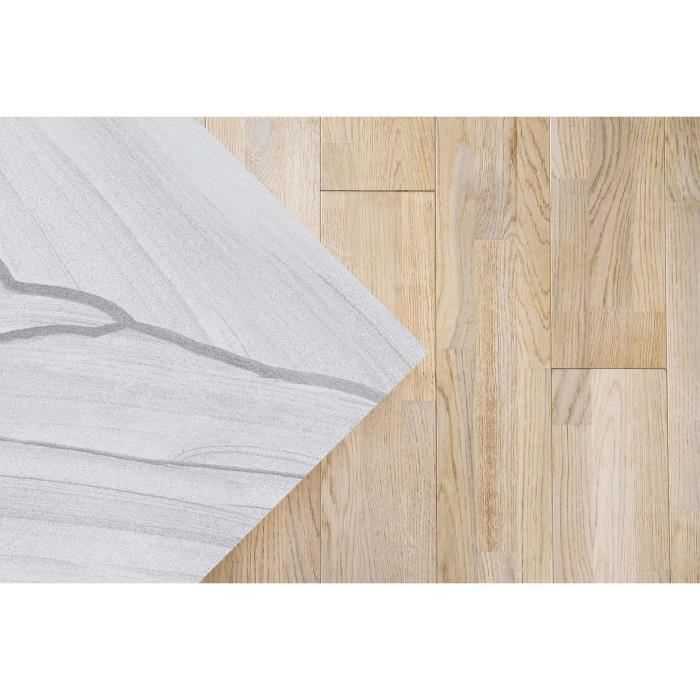 Tapis Vinyle Panorama Marbre Gris 60x110 cm - Tapis pour Cuisine, Bureau et Salon en PVC