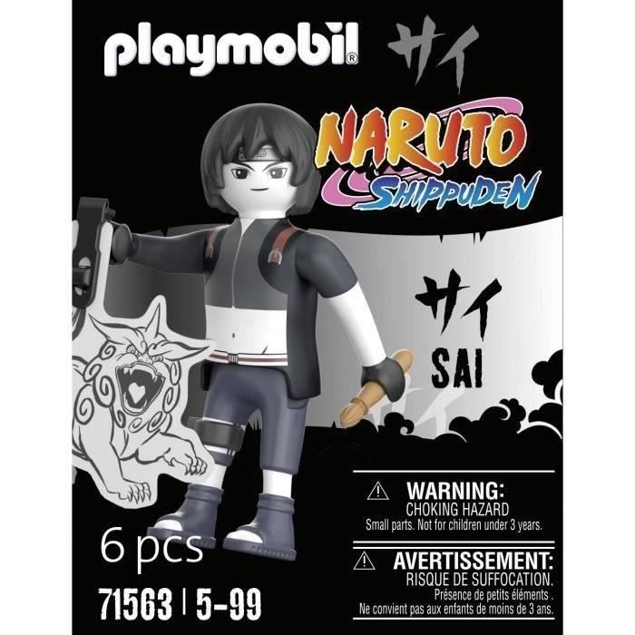 PLAYMOBIL 71563 Figurine Sai, Naruto Shippuden, Dès 5 ans