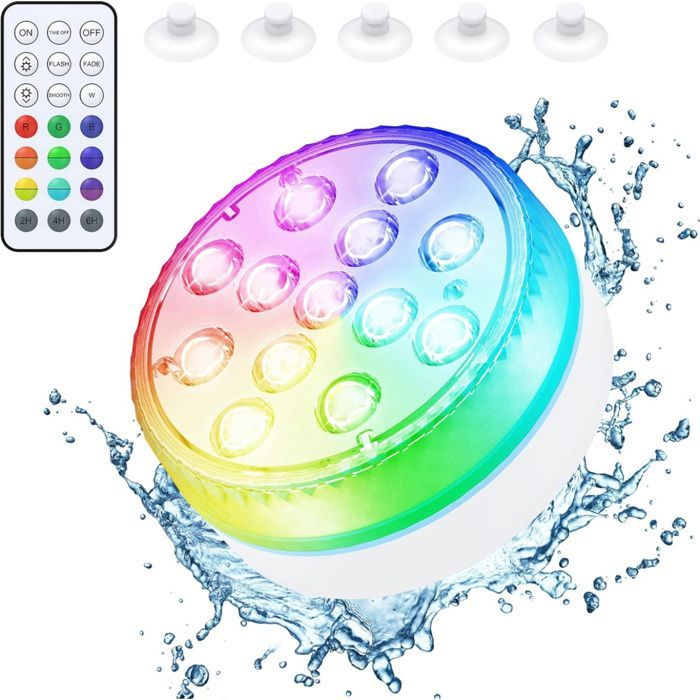 RYTTGOP — Lumière LED sous-marine pour spa Lay-Z-Spa, 7 couleurs