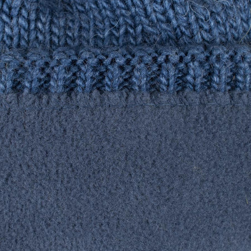 Cabaia Blaue Fleece-Indianermütze