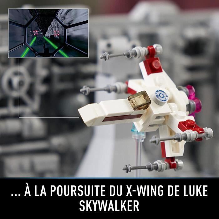 Maquette LEGO Star Wars - LEGO - 75329 - Diorama Étoile de la Mort - Chasseur TIE - Chasseur X-wing