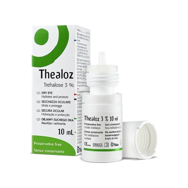 Thealoz, Trehaloza 3%, Ochronne i regeneracyjne krople do oczu