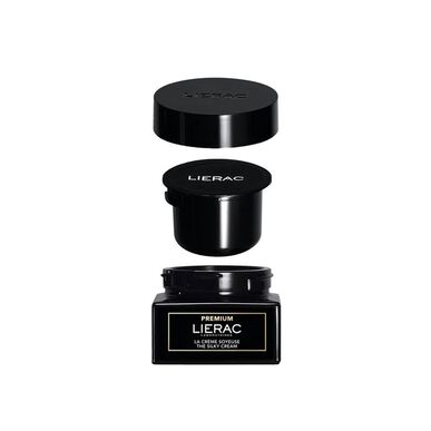 Lierac Premium La Crême Soyeuse -täyttöpakkaus mattapintainen kasvovoide normaalille ja sekaiholle 50 ml 50 ml