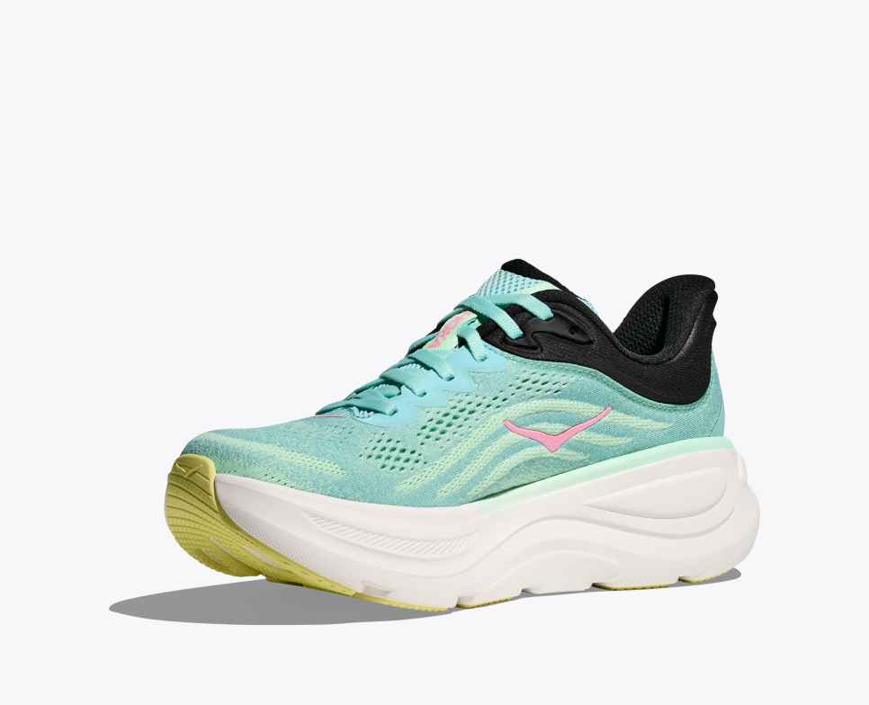 HOKA Bondi 9 Azul Chispa / Fluorita Menta