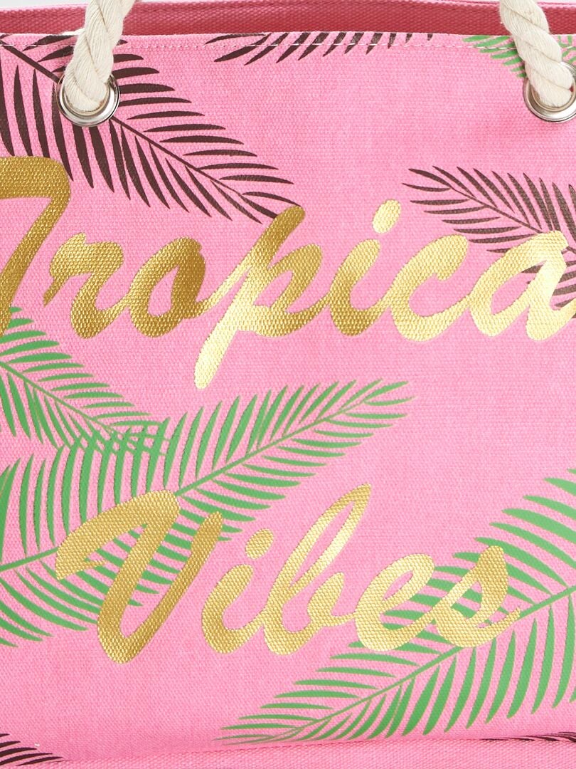 Bolsa de compras Tropical Vibes - ROSA