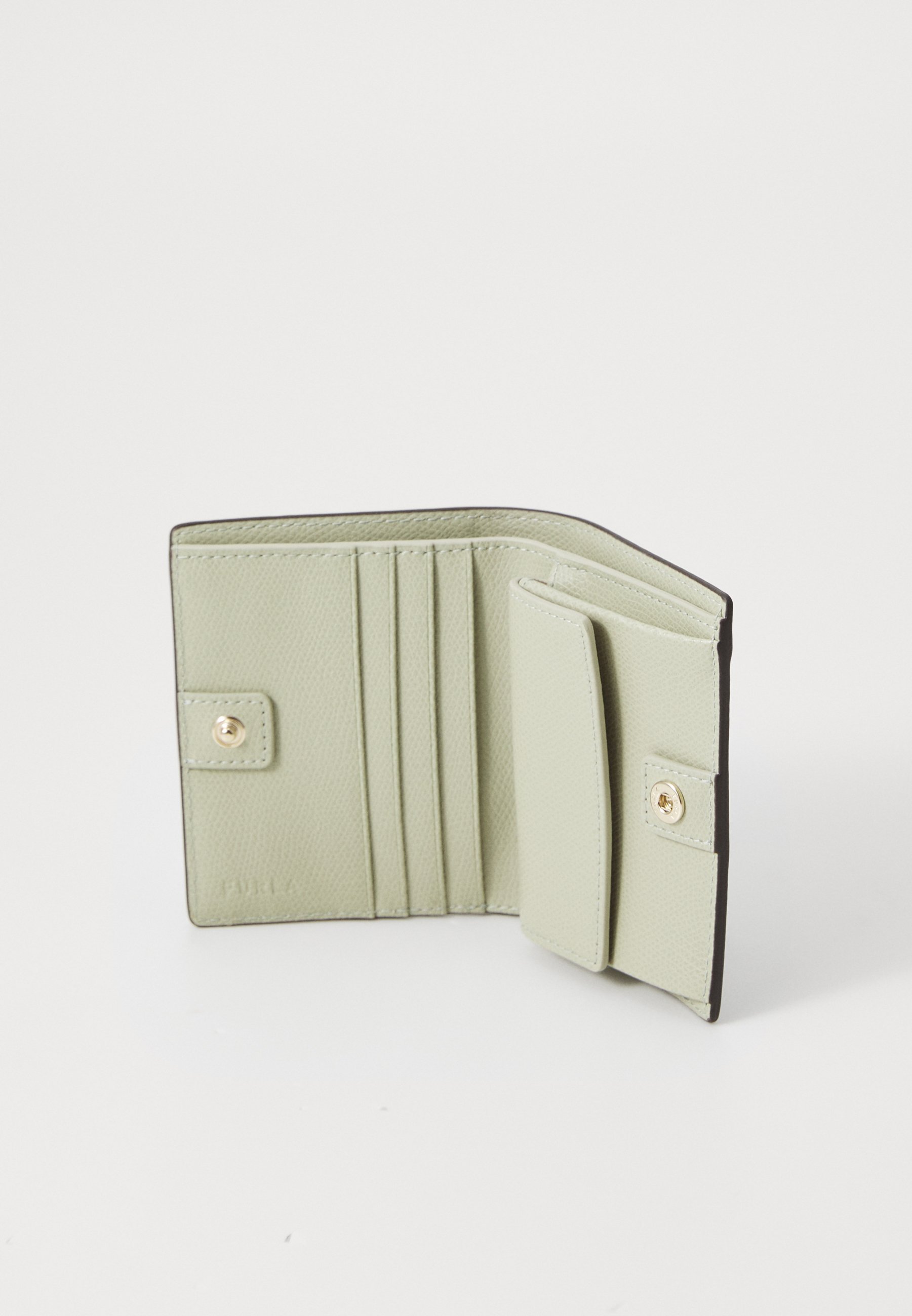Furla CAMELIA COMPACT WALLET BIFOLD COIN - Portemonnee - oliva/light salvia