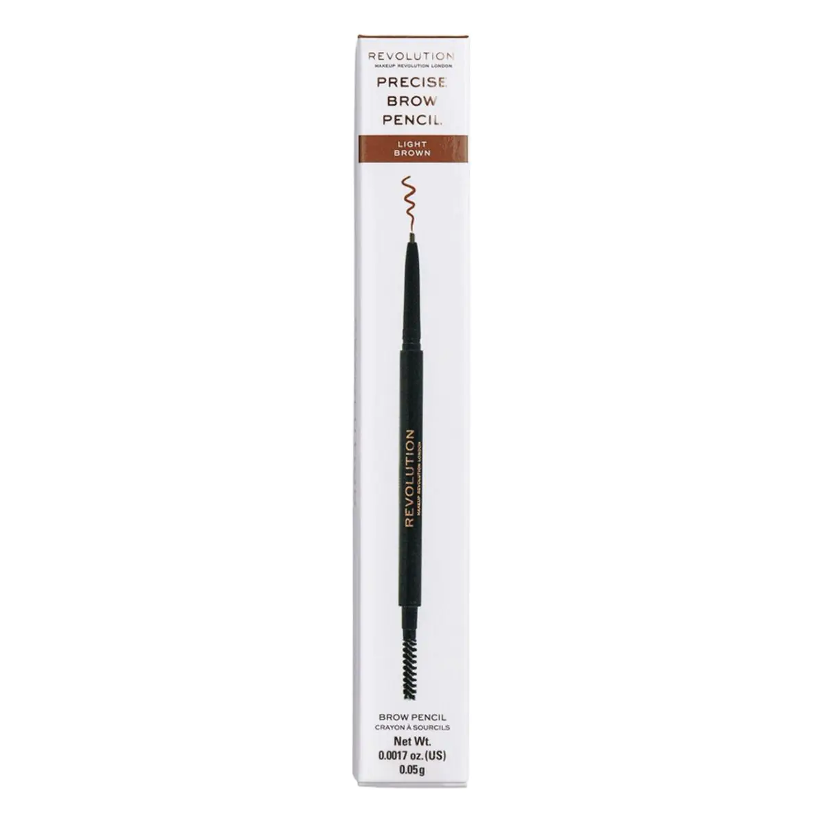 MAKEUP REVOLUTION Precise Brow Pencil Kredka do brwi Brown 0,1g