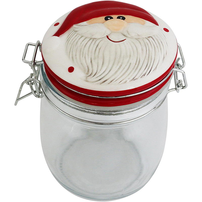 Cuisine glasburk 750 ml med julmotiv