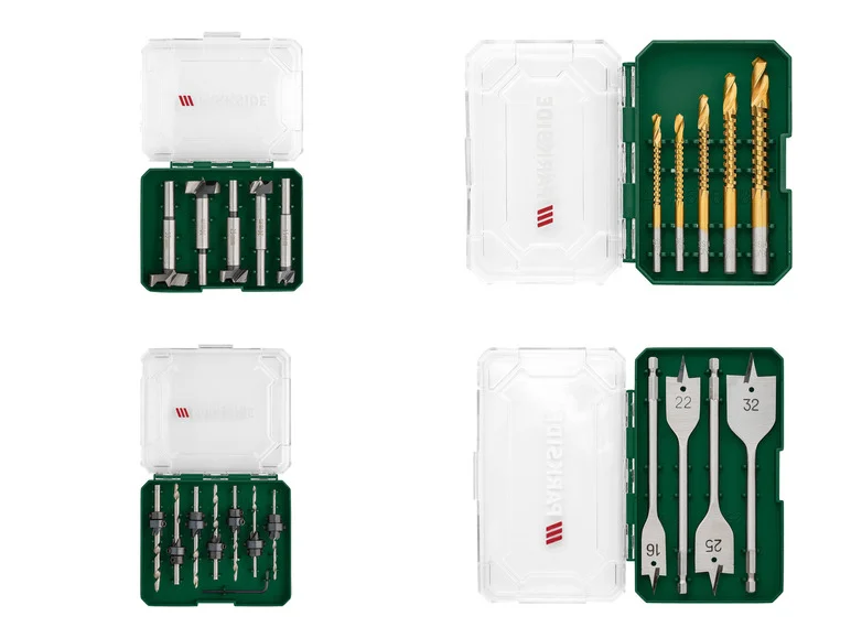 PARKSIDE® Zestaw -poranterät, poranterät ja jyrsimet