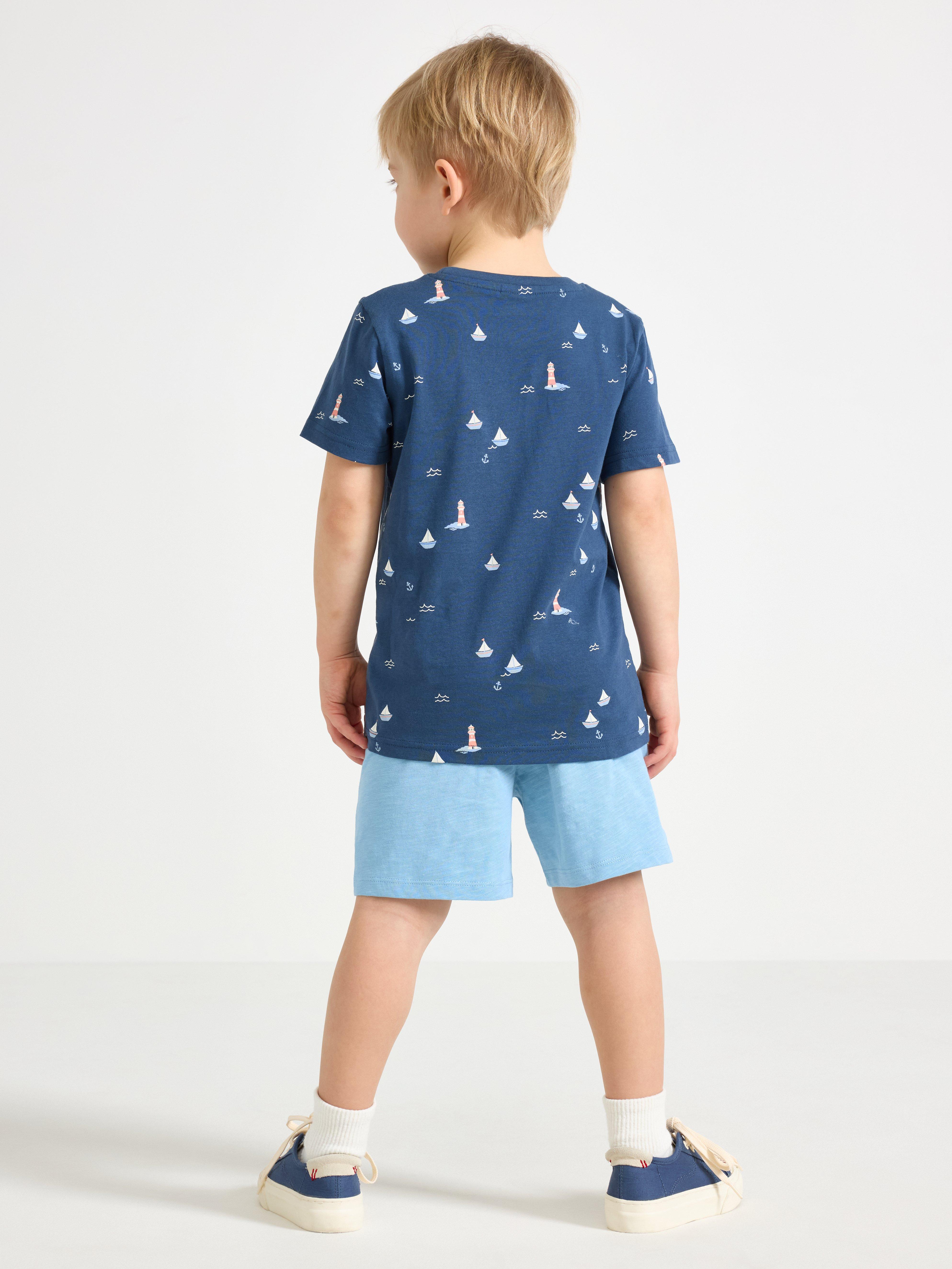 Shorts en bleu clair