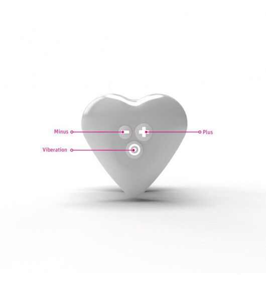 Mystim Heart's Desire vibrators uzliekams uz ādas, rozā krāsā