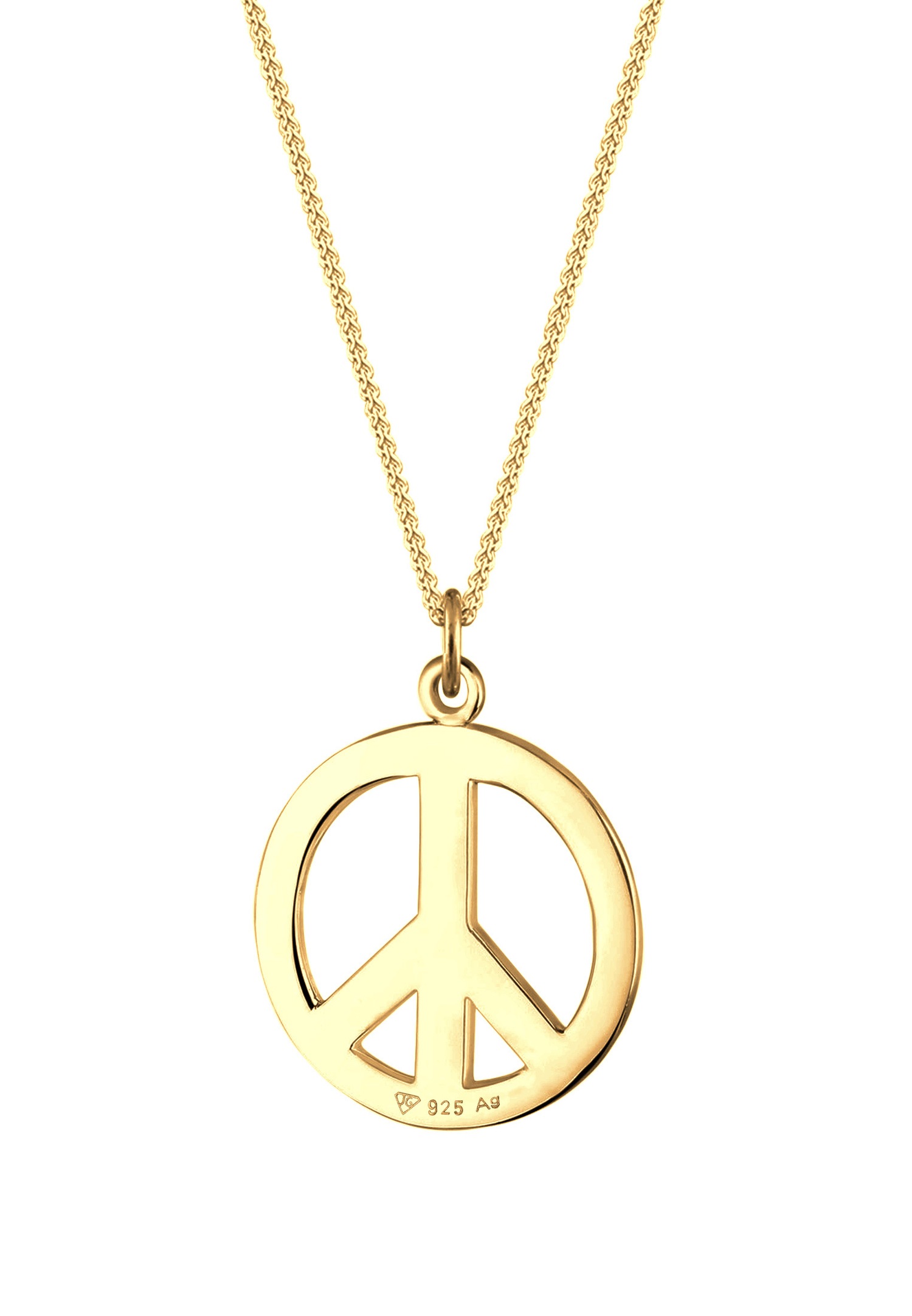 Elli Femmes Signe de Paix Boho en Argent Sterling 925