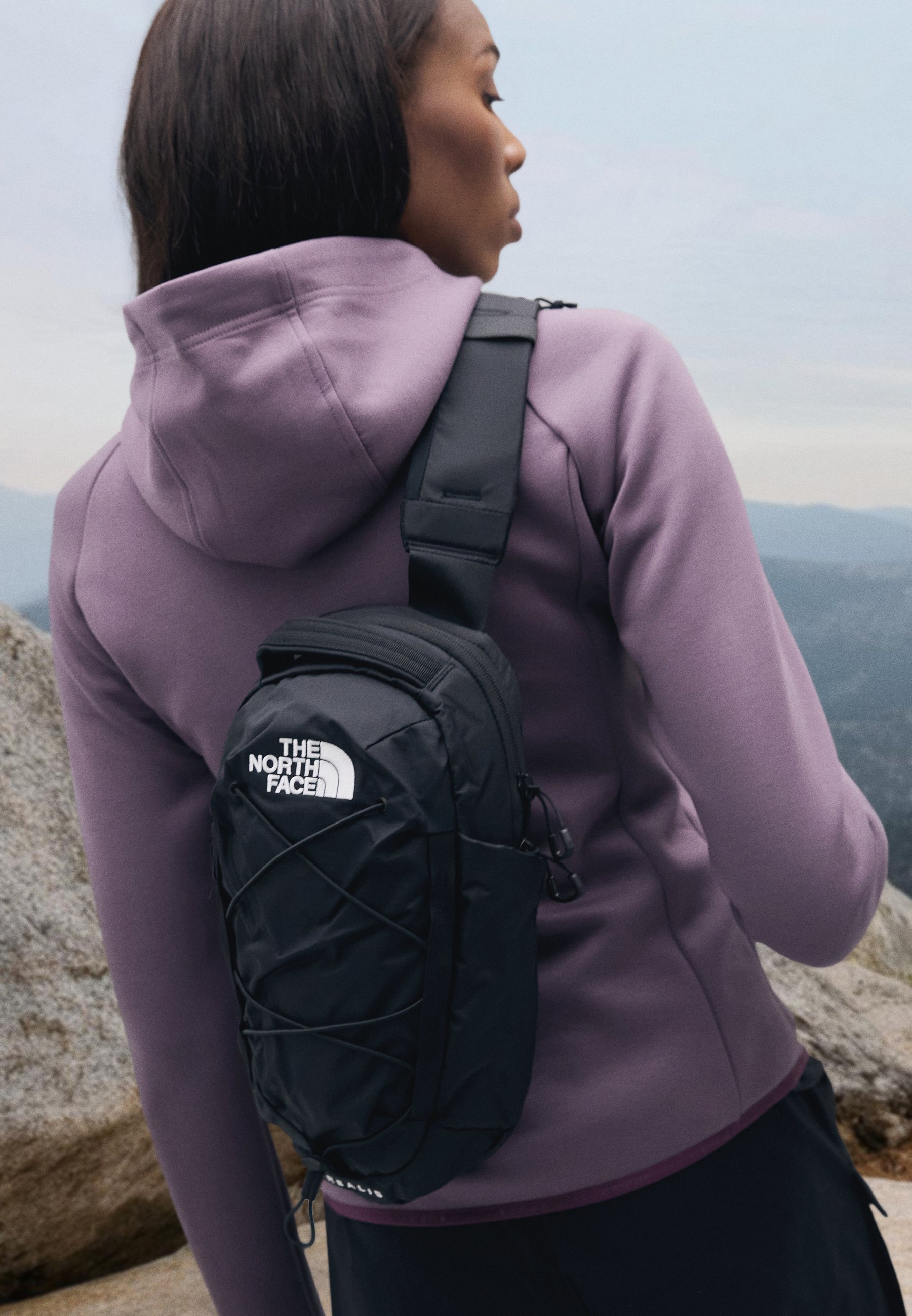 The North Face BOREALIS SLING - Ryggsekk - black/offwhite