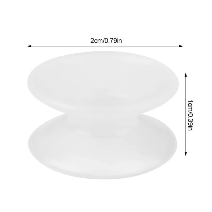 Ventouse en silicone - VVIKIZY - 10pcs - Double face - Flexible - Durable