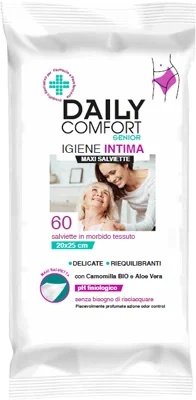 Conforto Diário Lenços umedecidos para higiene diária de idosos - 60 unidades - Rebalance Action