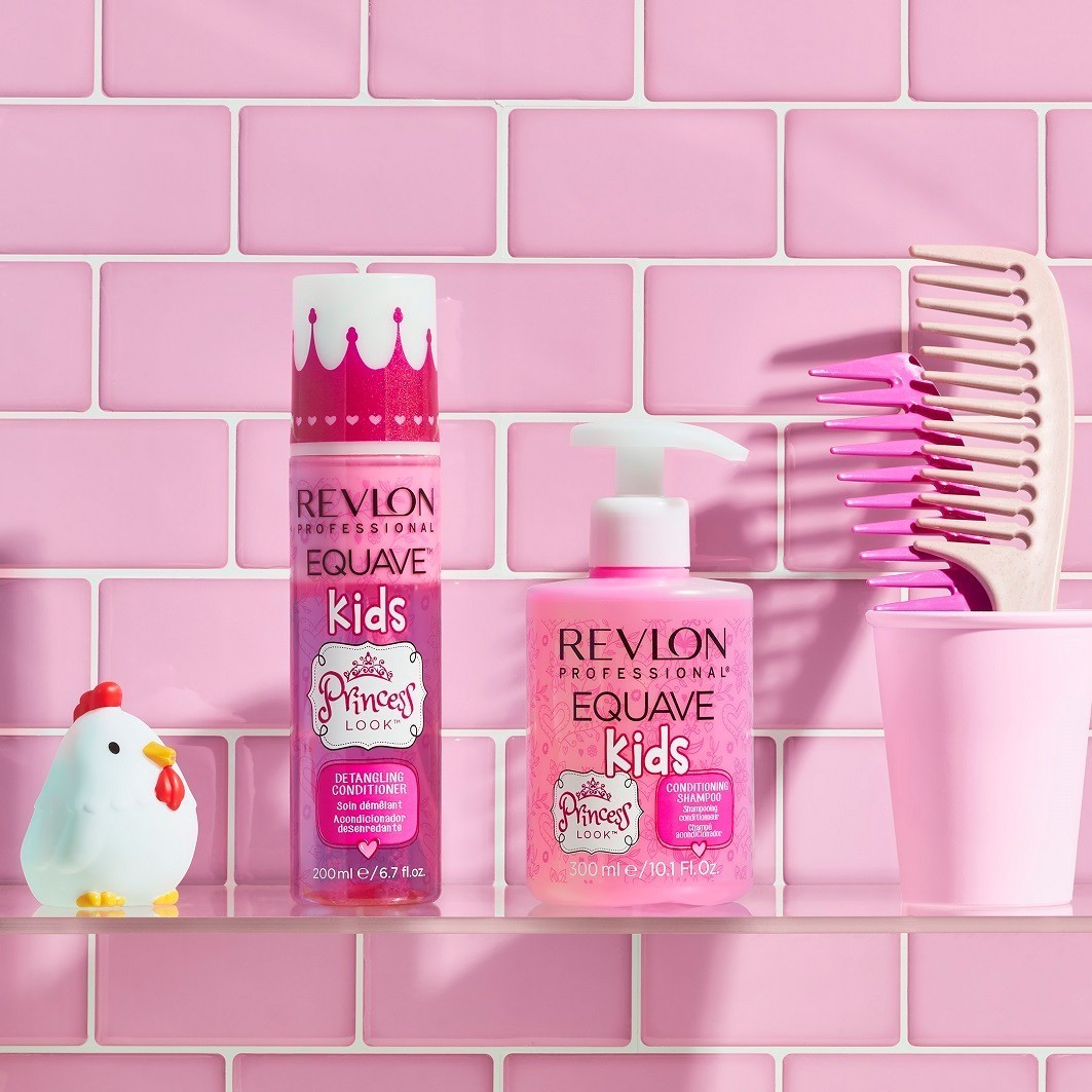 „Revlon Professional Kids“ kondicionierius „Revlon Professional Equave Kids Princess Look“ iššukuojantis kondicionierius mergaitėms, nereikia nuplauti, 200 ml - 200 ml