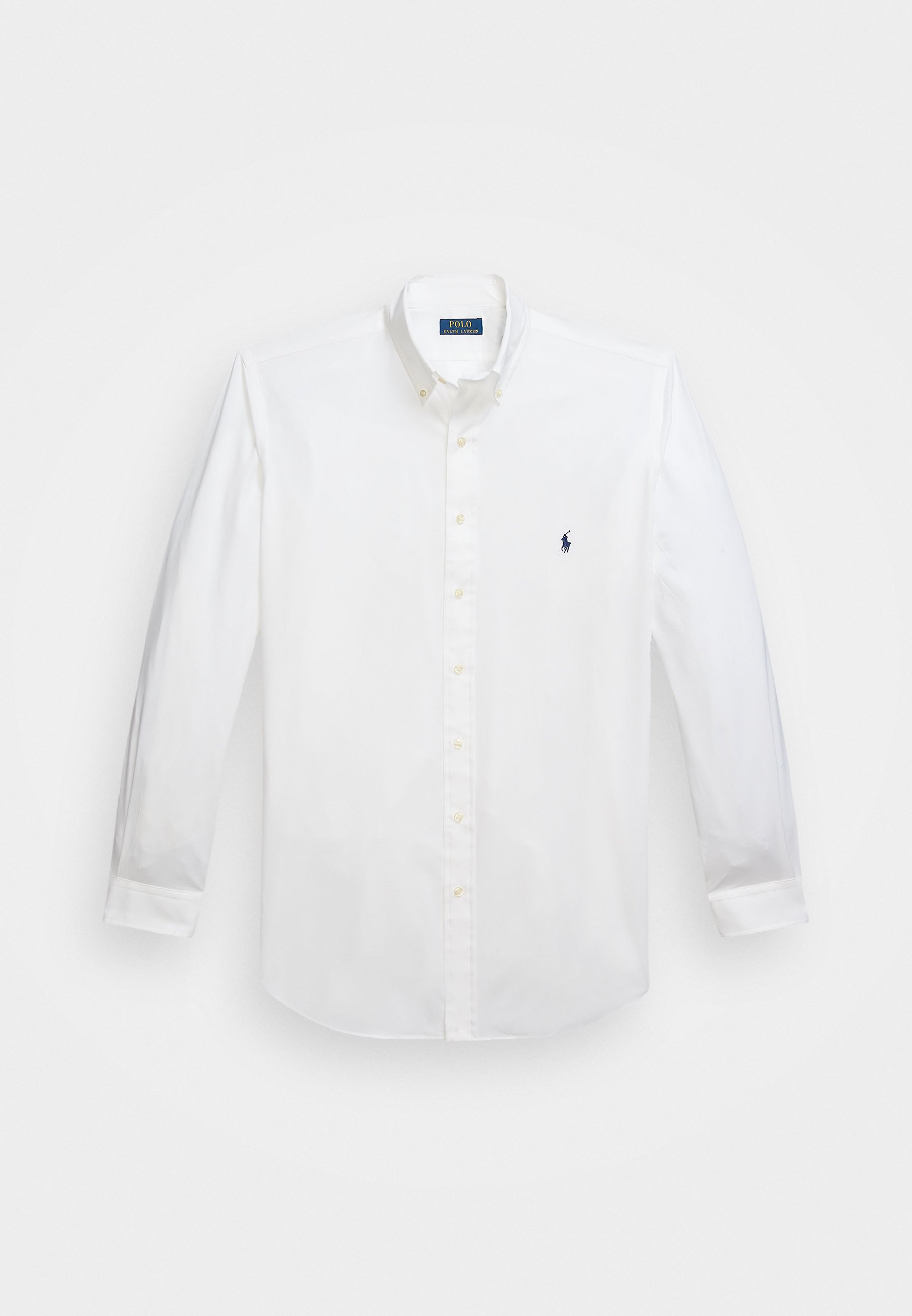 Camicia Polo Ralph Lauren Big & Tall in popeline elasticizzato - bianca