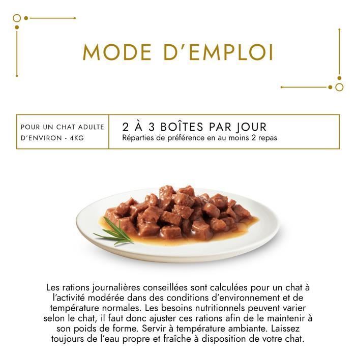 GOURMET GOLD Les Noisettes - 96 x 85 g - Boîtes pour chat adulte