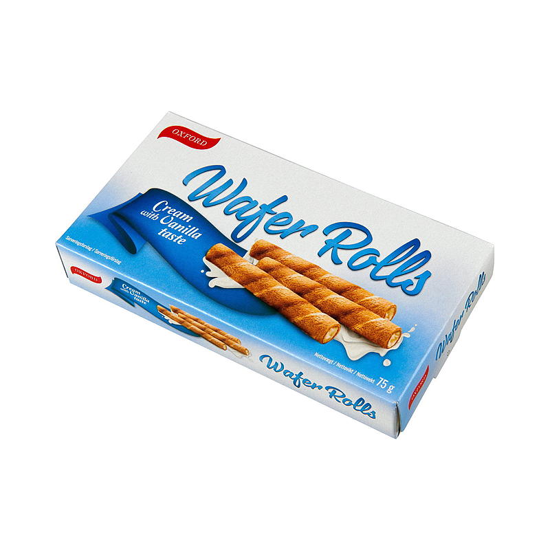 Vaffelruller 75 g Vanilje