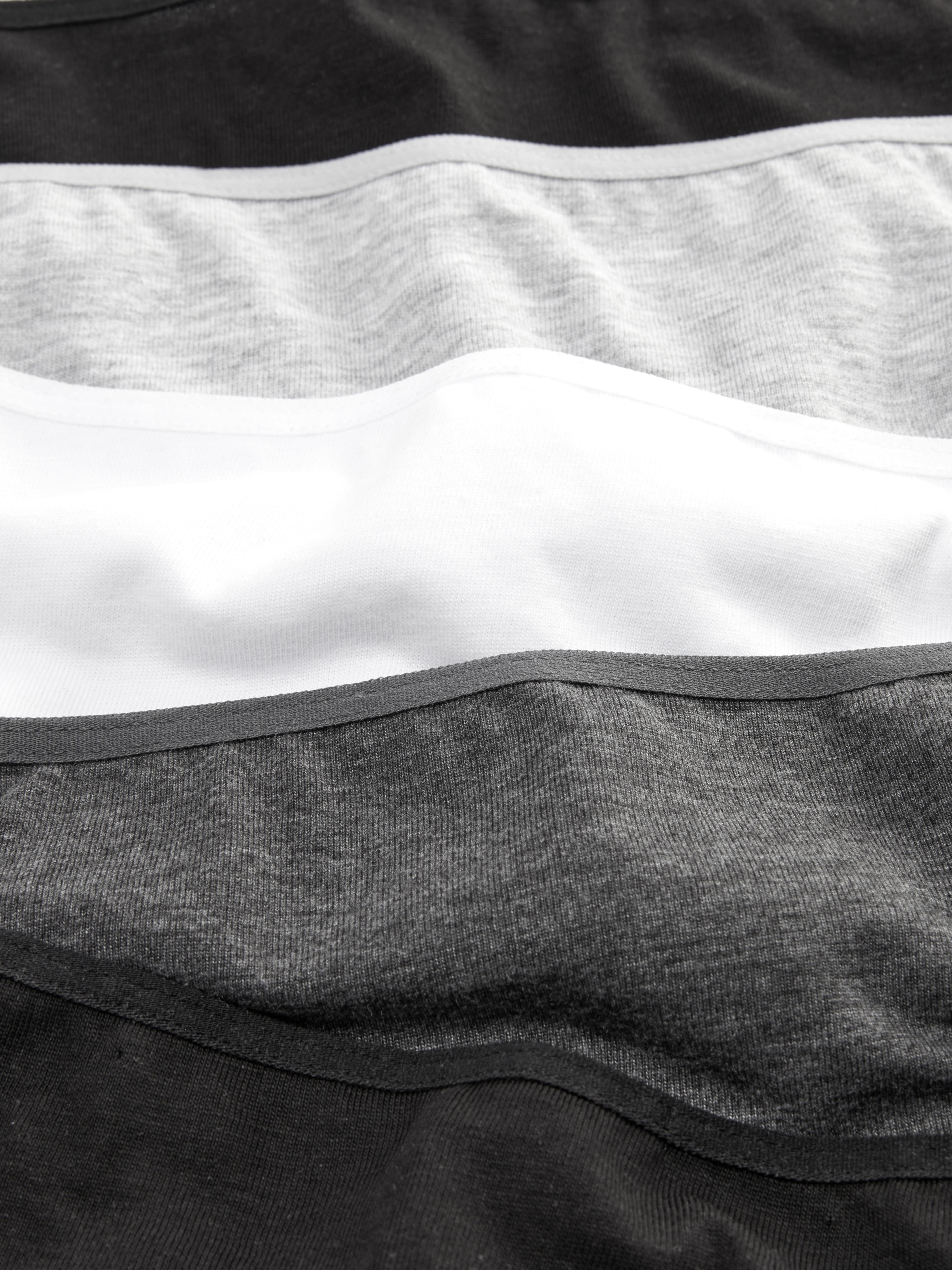 Mini slip, set da 5. Set di cinque mini slip colorati in cotone con bordi elasticizzati.