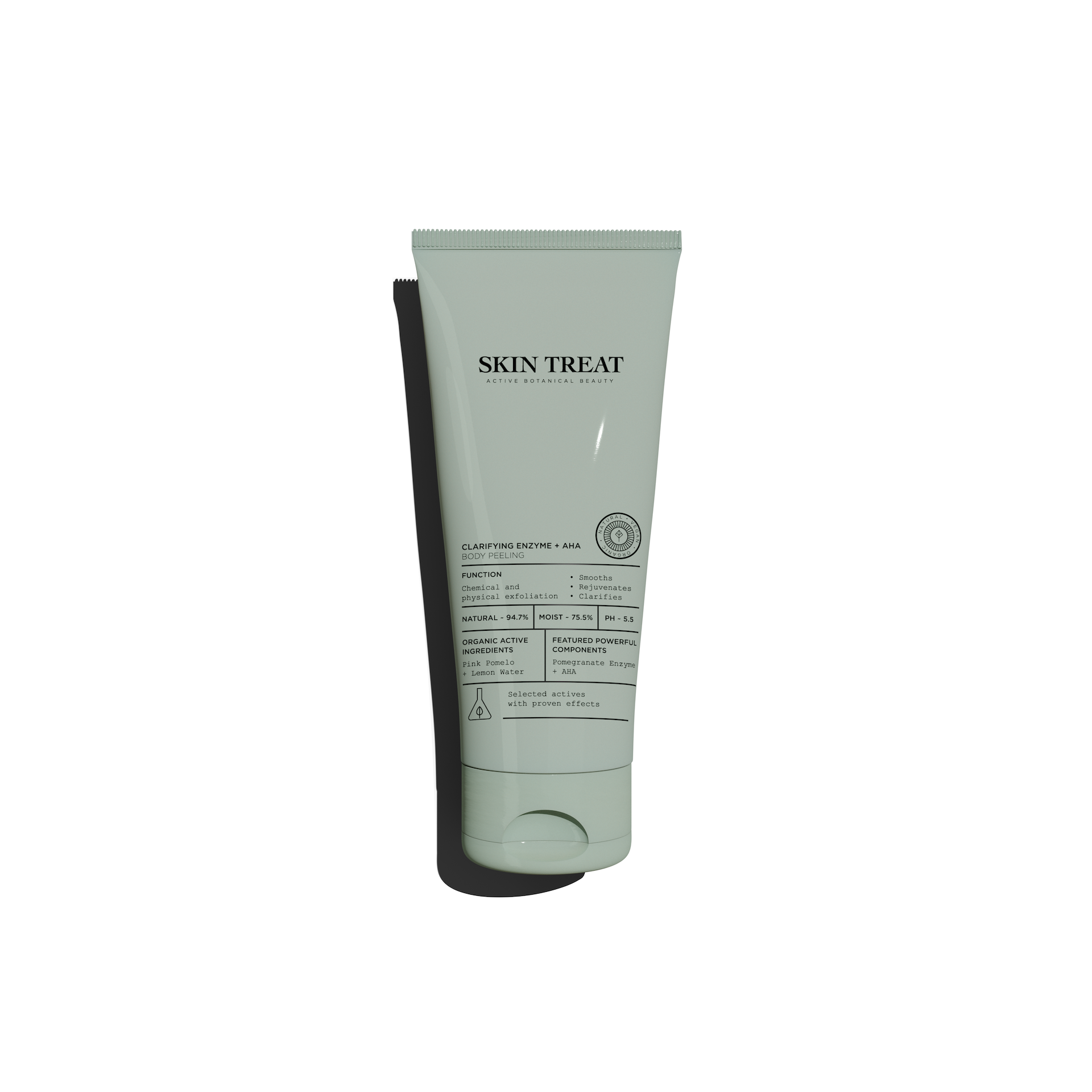 Peeling corporal cu enzime clarificatoare + AHA 100 ml - RĂSFĂȚ PENTRU PIELE