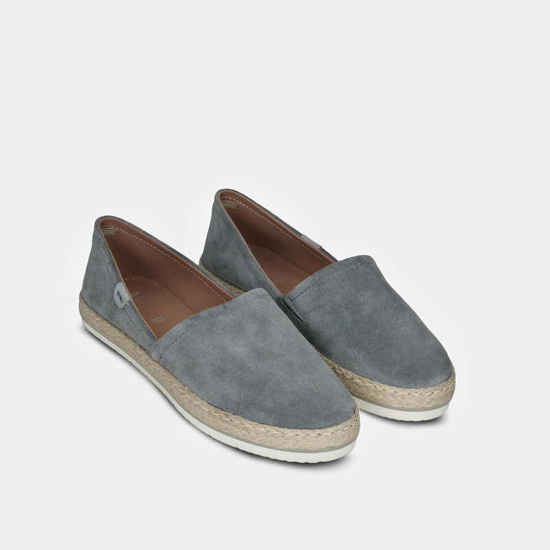 Espadryle damskie zamszowe
