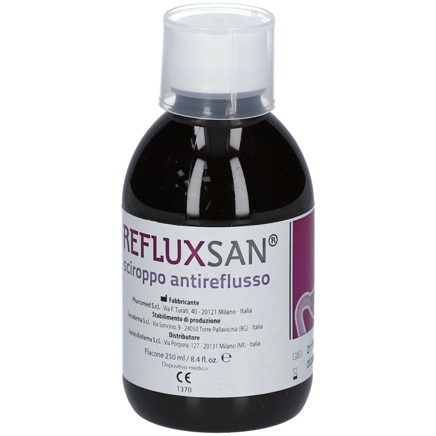 AURORA Refluxsan xarope anti-refluxo 250 ml